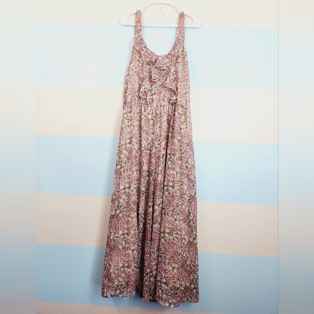 Denim 24/7 Plus Size Paisley Maxi Dress - Picture 7 of 9